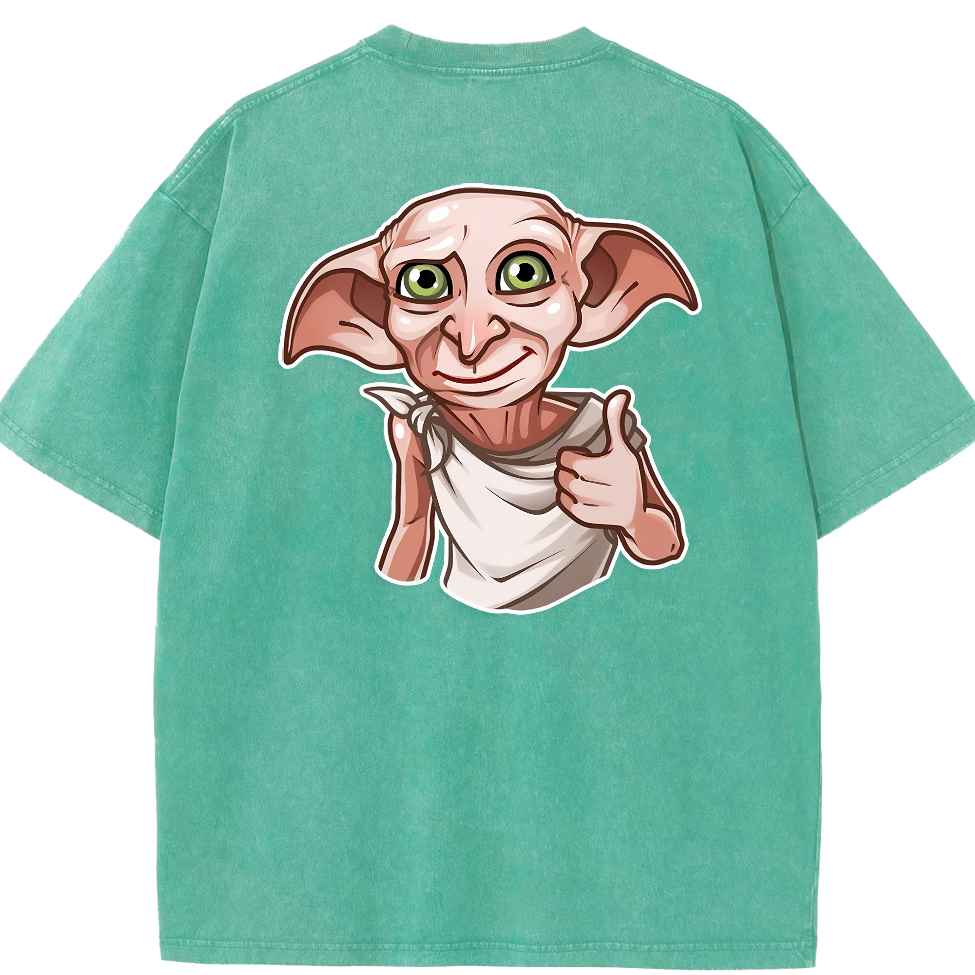 （画像用） Harry Potter ハリー・ポッターシリーズ 綿100% ヴィンテージ風 半袖Tシャツ（背面プリント）